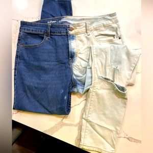Old Navy two tone size 12 jeans